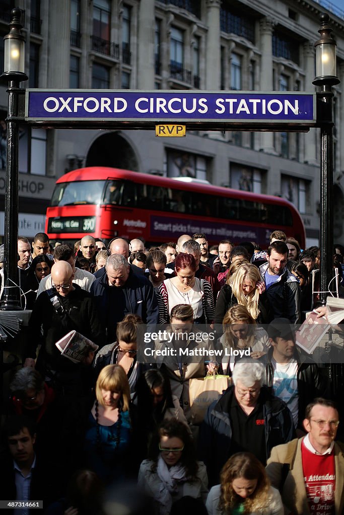 London Underground 48-hour Tube Strike Affects Rush Hour