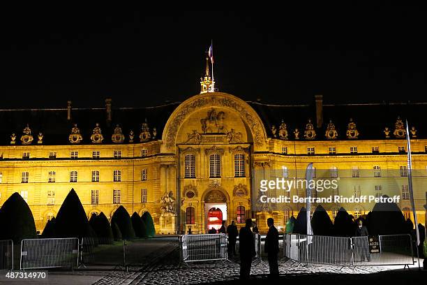 Illustration View of Hotel Des Invalides during 'La Traviata' - Opera en Plein Air, produced by Benjamin Patou, 'Moma Group'. Held at Hotel Des...