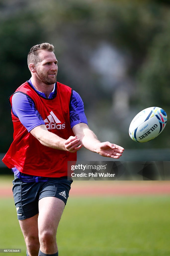 New Zealand All Blacks Training Session