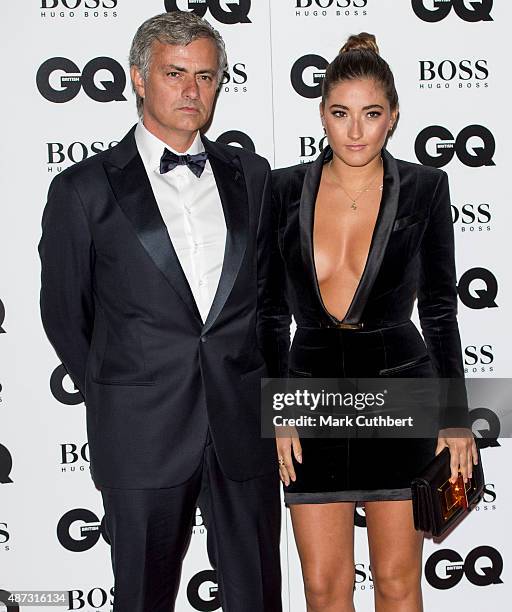 Jose Mourinho and Matilde Mourinho attend the GQ Men of the Year Awards at The Royal Opera House on September 8, 2015 in London, England.