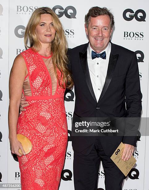 Piers Morgan and Celia Walden attend the GQ Men of the Year Awards at The Royal Opera House on September 8, 2015 in London, England.