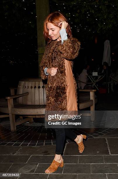 Sienna Miller attends Nine By Savannah Miller for Debenhams launch party at the Ham Yard Hotel on September 8, 2015 in London, England.