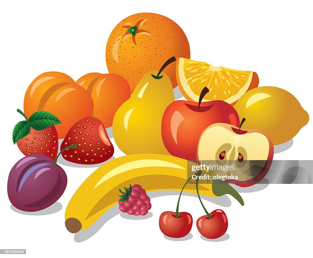 Fruit Group Examples Group Of Fruits High-Res Vector Graphic - Getty Images