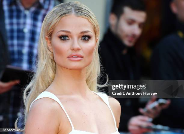 Emma Rigby attends the UK Premiere of "Plastic" at Odeon West End on April 29, 2014 in London, England.