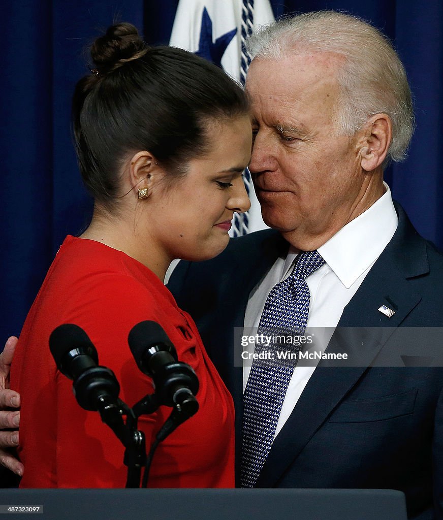 Vice President Biden Speaks On White House Task Force To Protect Students From Sexual Assault