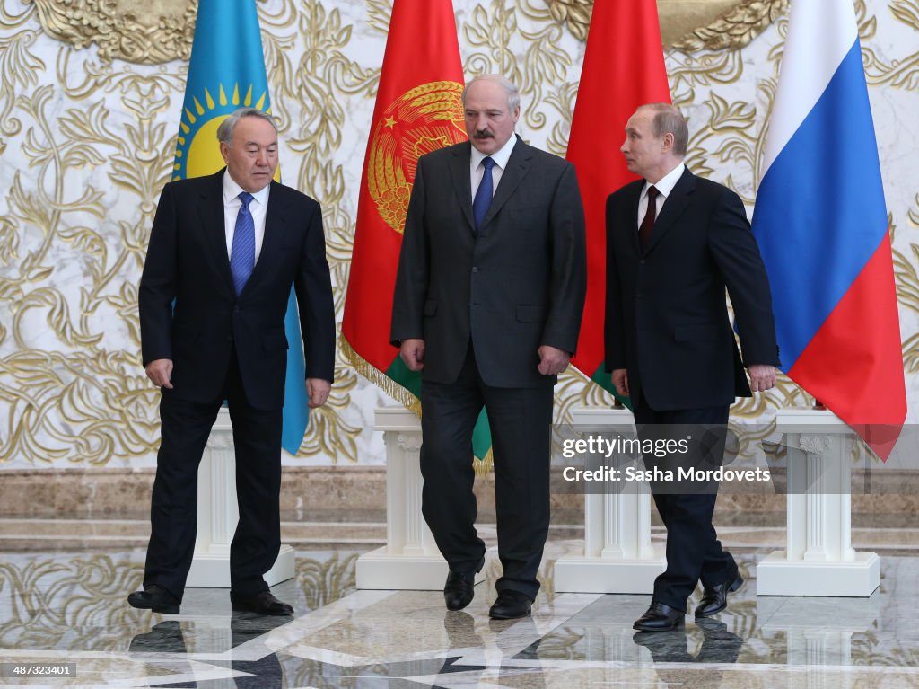 Russian President Vladimir Putin visits Belarus