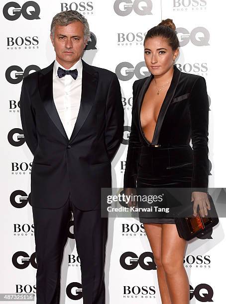 Jose Mourinho and daughter Matilde Mourinho attend the GQ Men Of The Year Awards at The Royal Opera House on September 8, 2015 in London, England.