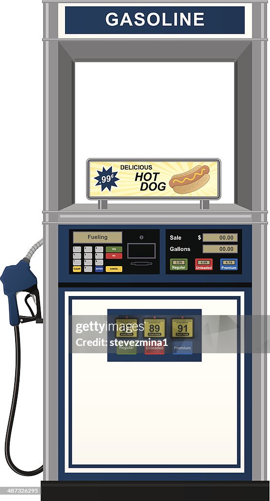 Computer generated image of a Gas Pump