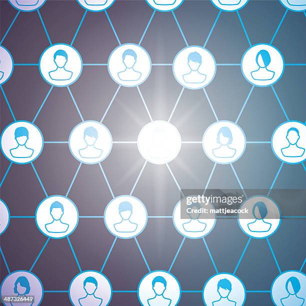 connected concept - programming team stock illustrations