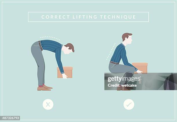 lifting - picking up stock illustrations