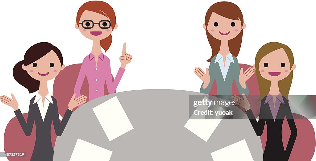 Reunião de negócios