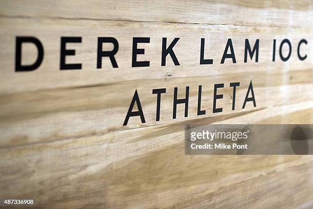 General view of atmosphere at the Derek Lam 10C Athleta launch party at the Athleta Flagship store on September 8, 2015 in New York City.