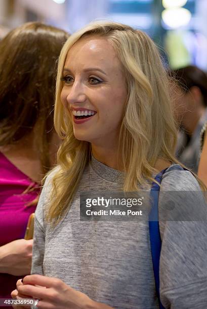 Olympic gymnast Nastia Liukin attends the Derek Lam 10C Athleta launch party at the Athleta Flagship store on September 8, 2015 in New York City.