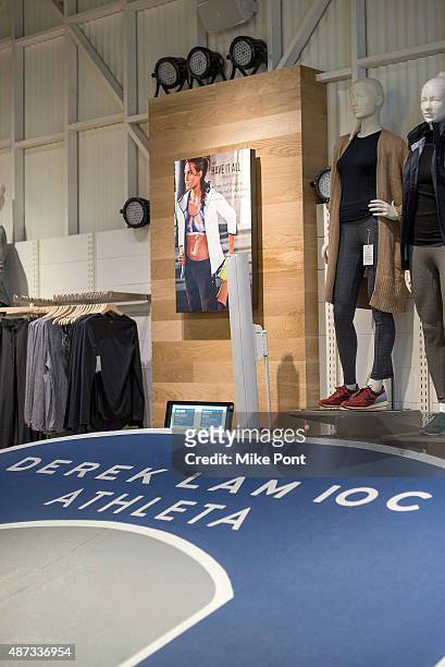 General view of atmosphere at the Derek Lam 10C Athleta launch party at the Athleta Flagship store on September 8, 2015 in New York City.