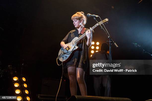 Russian Red performs at Cafe de la Danse on April 29, 2014 in Paris, France.