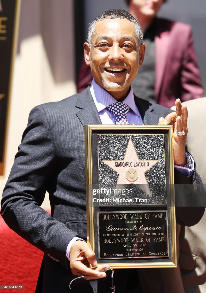 Giancarlo Esposito Honored With Star On The Hollywood Walk Of Fame