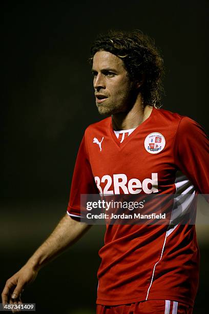 Sergio Torres of Crawley Town during the Sky Bet League One match between Crawley Town and Carlisle United at The Checkatrade.com Stadium on April...