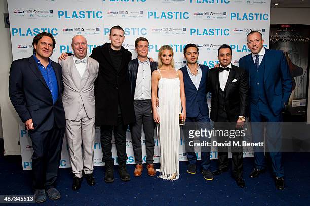 Julian Gilbey; Chris Howard ; Will Poulter; Ed Speleers; Emma Rigby; Sebastian de Souza; Saqib Ahmed and Terry Stone attend the UK Premiere of...