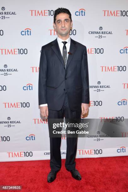 Honoree Obadah al-Kaddri attends the TIME 100 Gala, TIME's 100 most influential people in the world, at Jazz at Lincoln Center on April 29, 2014 in...