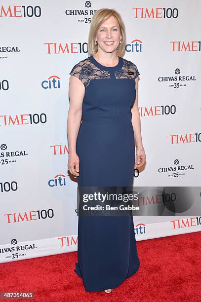 United States Senator from New York Kristen Gillibrand attends the TIME 100 Gala, TIME's 100 most influential people in the world, at Jazz at Lincoln...
