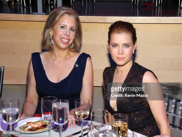 Managing editor Nancy Gibbs and Amy Adams attend the TIME 100 Gala, TIME's 100 most influential people in the world at Jazz at Lincoln Center on...