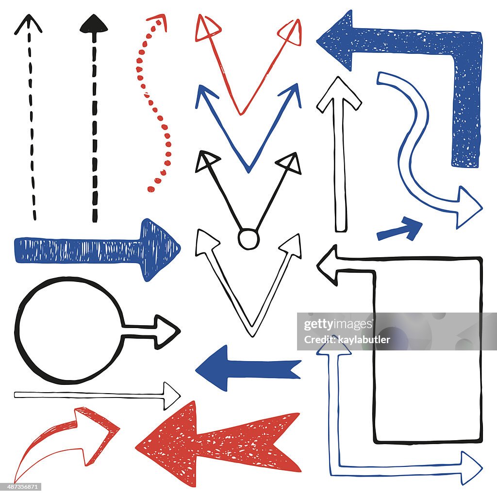 Arrow Sign Collection High-Res Vector Graphic - Getty Images