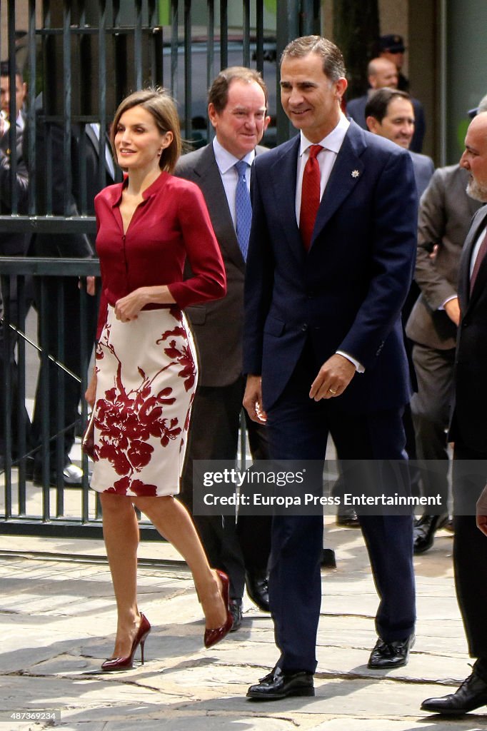 Spanish Royals Attend an Official Lunch at the Constitutional Court