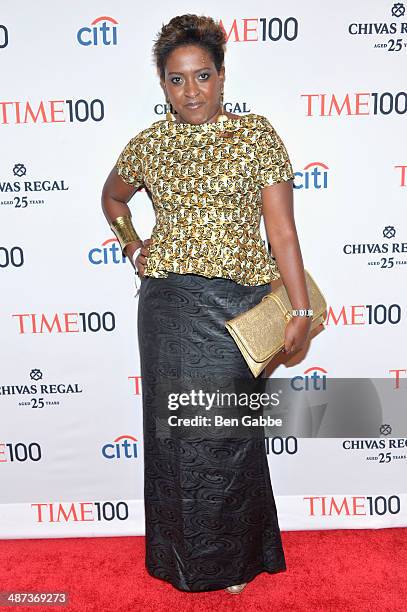 Honoree Ory Okolloh attends the TIME 100 Gala, TIME's 100 most influential people in the world, at Jazz at Lincoln Center on April 29, 2014 in New...