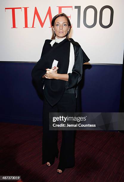 Pheobe Philo attends the TIME 100 Gala, TIME's 100 most influential people in the world, at Jazz at Lincoln Center on April 29, 2014 in New York City.