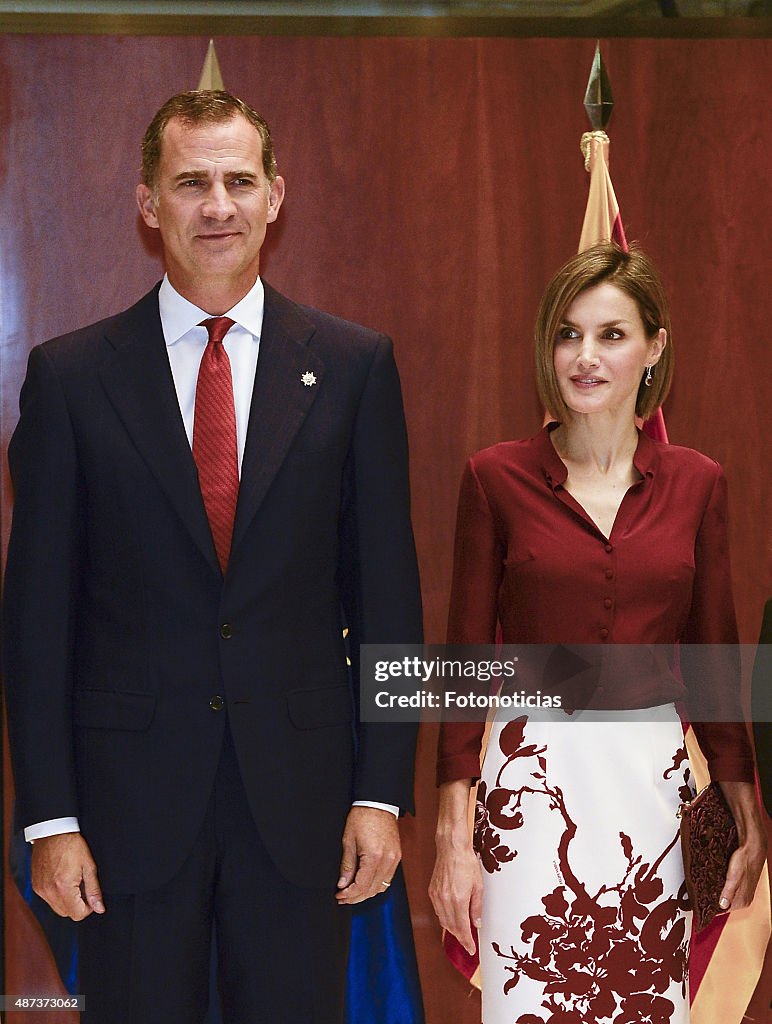 Spanish Royals Attend an Official Lunch at the Constitutional Court