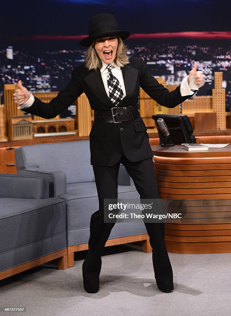 Diane Keaton Visits "The Tonight Show Starring Jimmy Fallon"