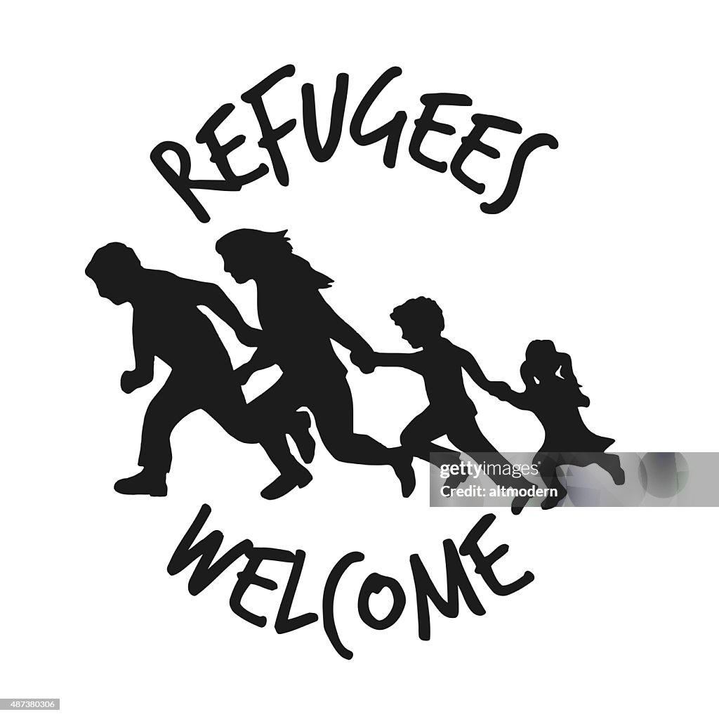 Flüchtlinge willkommen.