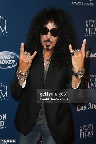 Frankie Banali attends the 2014 Newport Beach Film Festival World Premiere of yhe Quiet Riot documentary "Well Now You're Here, There's No Way Back"...