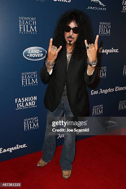 Frankie Banali attends the 2014 Newport Beach Film Festival World Premiere of yhe Quiet Riot documentary "Well Now You're Here, There's No Way Back"...