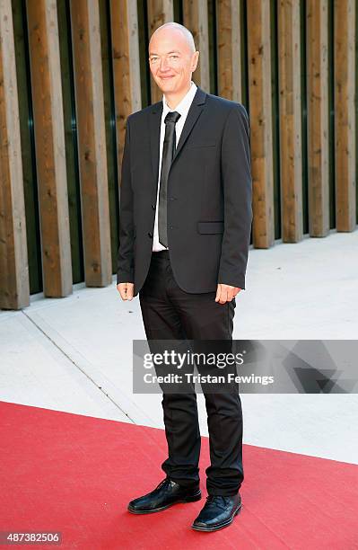 Director Samuel Collardey attends a premiere for 'Tempete' during the 72nd Venice Film Festival at Sala Darsena on September 9, 2015 in Venice, Italy.