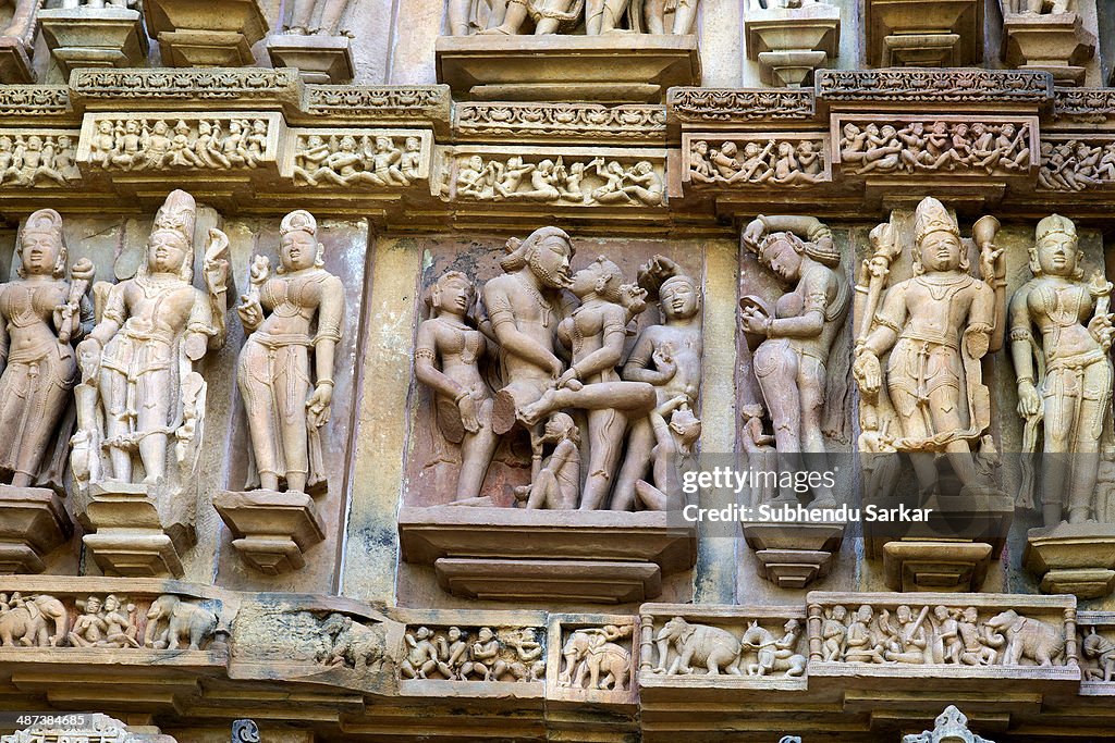 The Khajuraho Group of temples in Madhya Pradesh is the...