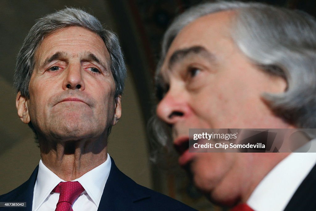 Secretary Of State Kerry Meets With Lawmakers On Capitol Hill Regarding Migrant Crisis