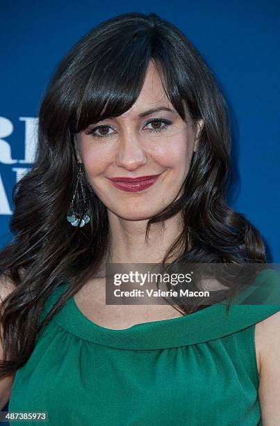 Actress Charlene Amoia arrives at the Premiere Of TriStar Picture's "Mom's Night Out" at TCL Chinese Theatre IMAX on April 29, 2014 in Hollywood,...