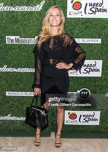 Model, television host, and philanthropist, Petra Nemcova attends the 2015 Couture Council Awards Benefit Luncheon Honoring Manolo Blahnik at David...