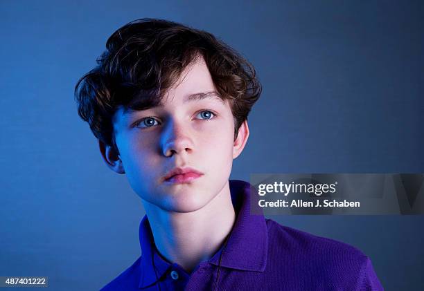 Actor Levi Miller is photographed for Los Angeles Times on August 21, 2015 in Los Angeles, California. PUBLISHED IMAGE. CREDIT MUST READ: Allen J....
