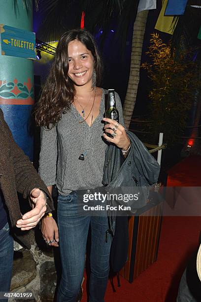 Vanille Clerc attends the Carlsberg's Suite Party At 20 rue Du Colonel Pierre Avia on April 29, 2014 in Paris, France.