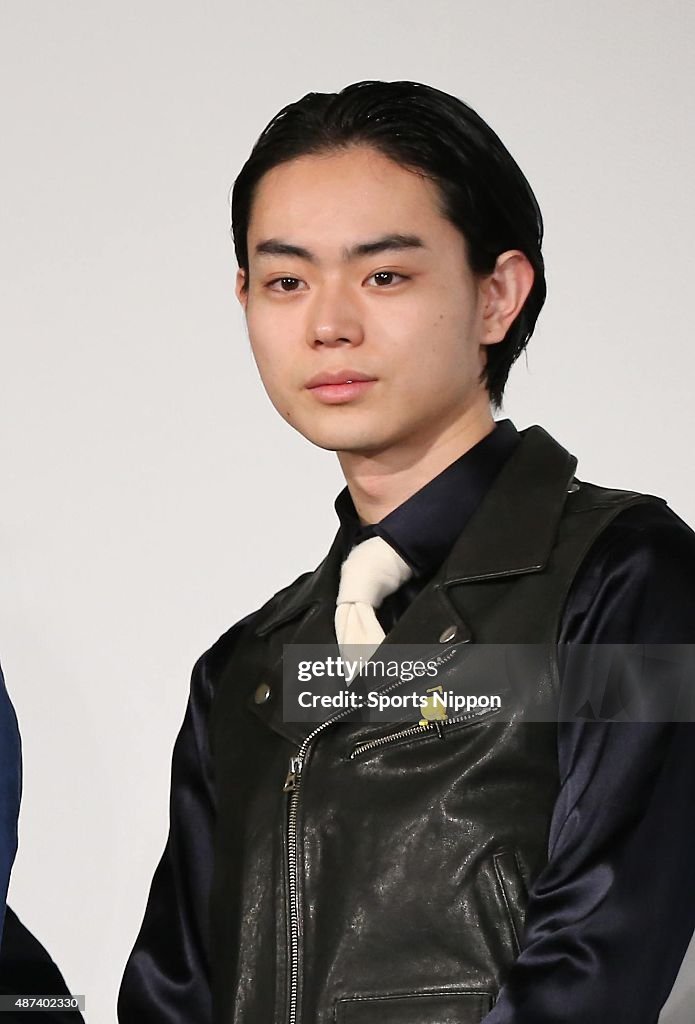 Masaki Suda attends Press Conference In Tokyo