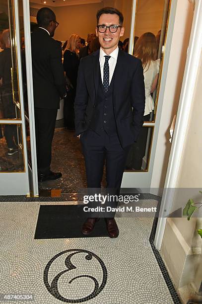 Designer Erdem Moralioglu attends the launch of the first Erdem flagship store on September 9, 2015 in London, England.