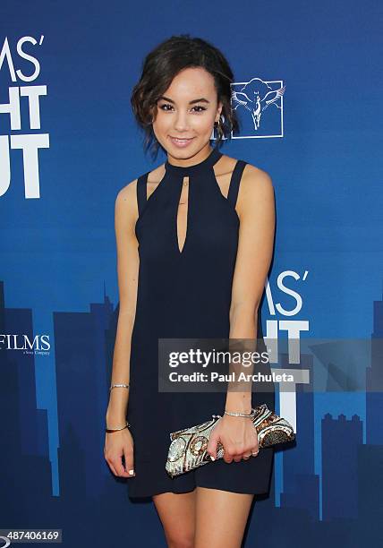 Actress Savannah Jayde attends the premiere of "Mom's Night Out" at TCL Chinese Theatre IMAX on April 29, 2014 in Hollywood, California.