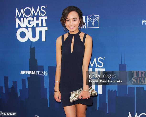 Actress Savannah Jayde attends the premiere of "Mom's Night Out" at TCL Chinese Theatre IMAX on April 29, 2014 in Hollywood, California.