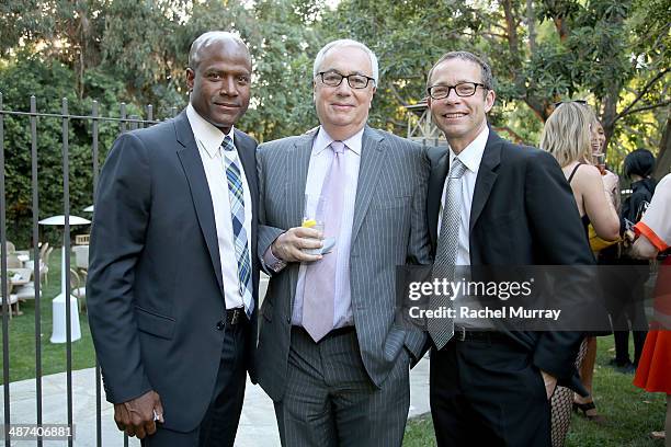 Producer Damon Lee, Michael Rubel, CAA Managing Partner, and Richard Lovett, CAA President attend Communities In Schools of Los Angeles Gala 2014,...