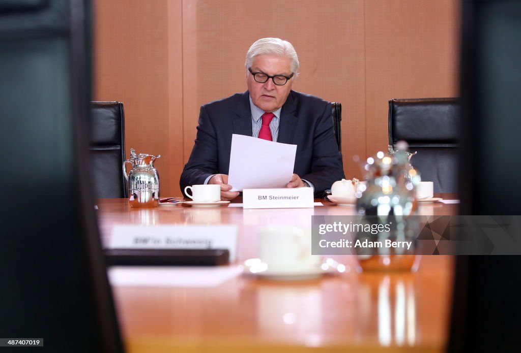 German Government Weekly Cabinet Meeting