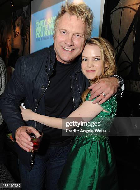 Actors Abbie Cobb and David Hunt attend the premiere after party of TriStar Picture's 'Mom's Night Out' at Lucky Strike Hollywood on April 29, 2014...
