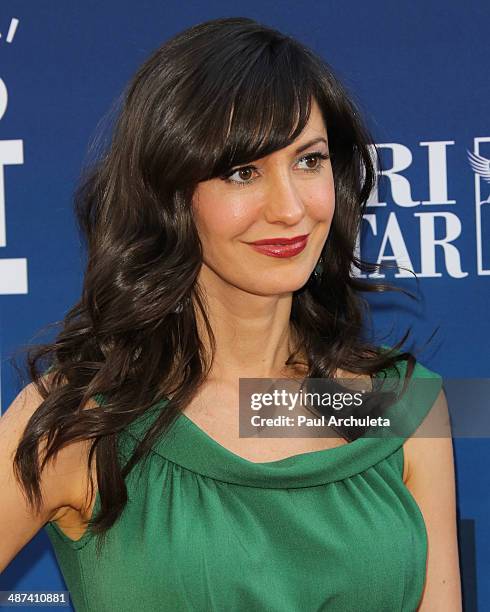 Actress Charlene Amoia attends the premiere of "Mom's Night Out" at TCL Chinese Theatre IMAX on April 29, 2014 in Hollywood, California.