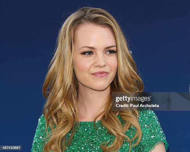 Actress Abbie Cobb attends the premiere of "Mom's Night Out" at TCL Chinese Theatre IMAX on April 29, 2014 in Hollywood, California.